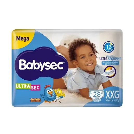 FRALDA BABYSEC ULTRASEC MEGA XXG 28X1