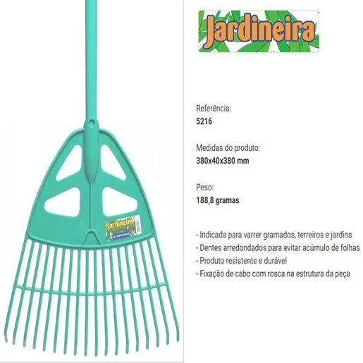 VASSOURA LIMPAMANIA JARDINEIRA C/CABO