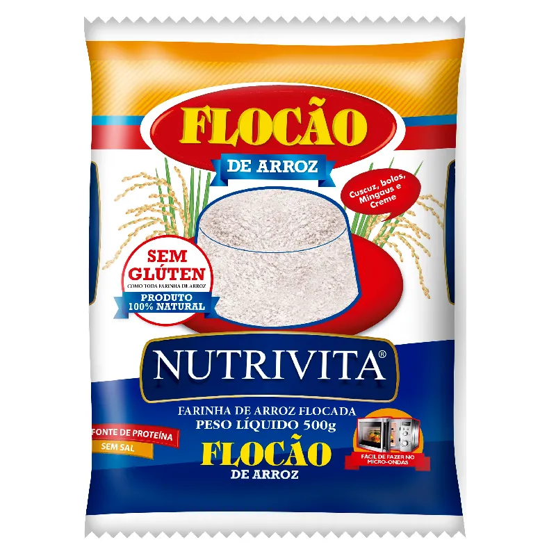 FLOCAO DE ARROZ NUTRIVITA 500G